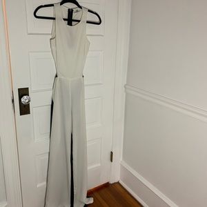 Charlotte Russe black & white jumpsuit